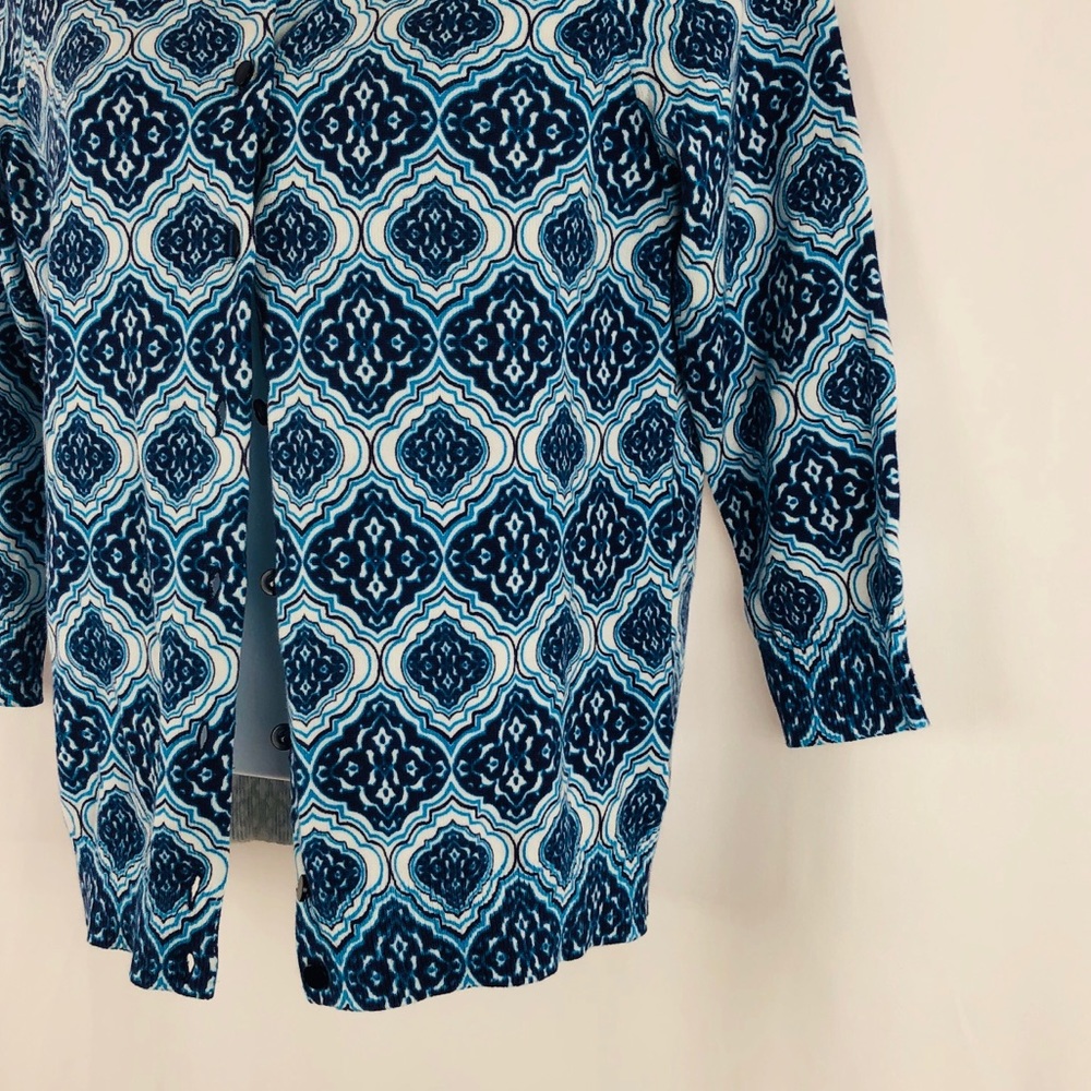 Talbots Cotton button front cardigan NWT SP - Picture 6 of 10